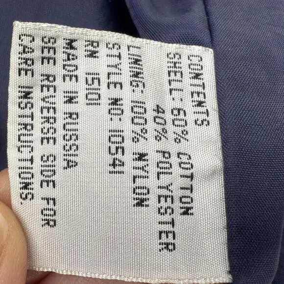 Vintage Eagles Ridge Outfitters Jacket Mens XL Beige Blue Bomber Outdoor - Picture 13 of 14